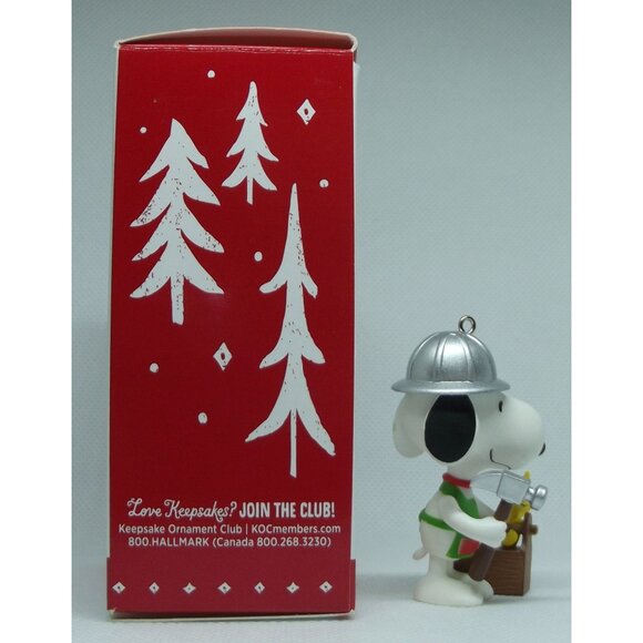 Hallmark Keepsake Ornament 2015 Building Buddies Spotlight Snoopy Peanuts 18th - Picture 9 of 12